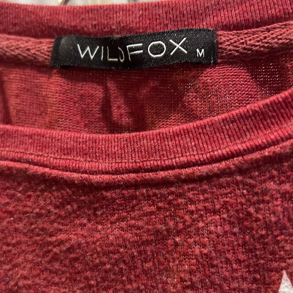 Wildfox red long sleeve - Picture 2 of 3